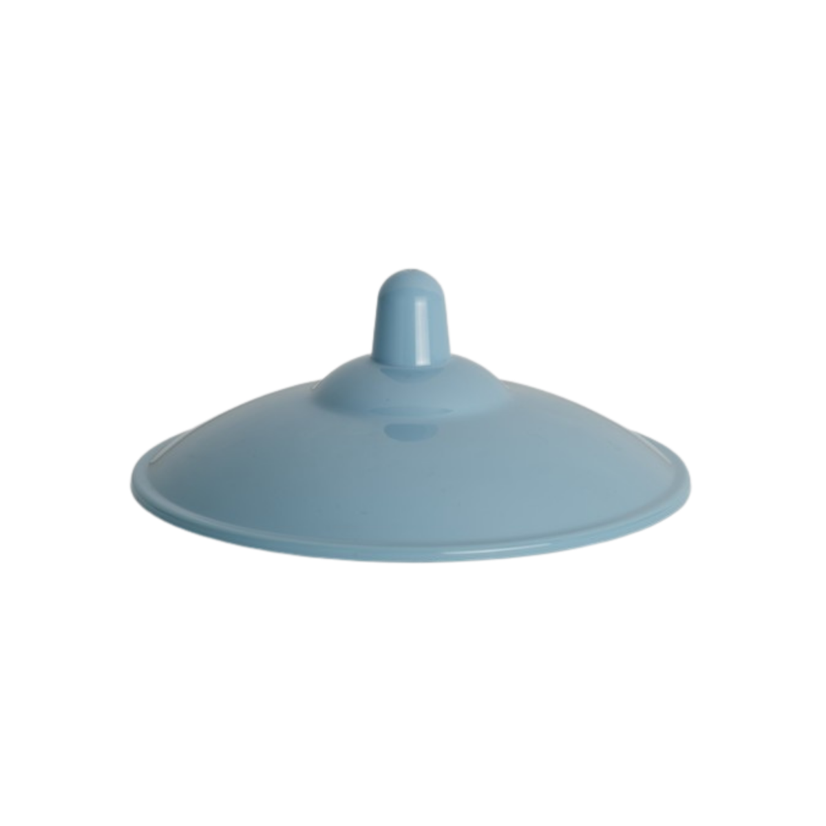 Smooth Blue Plastic Lid for Confetti Container Cups and Glasses