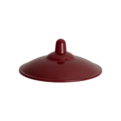 Coperchio  plastica liscio rosso per contenitore coppe e calici portaconfetti