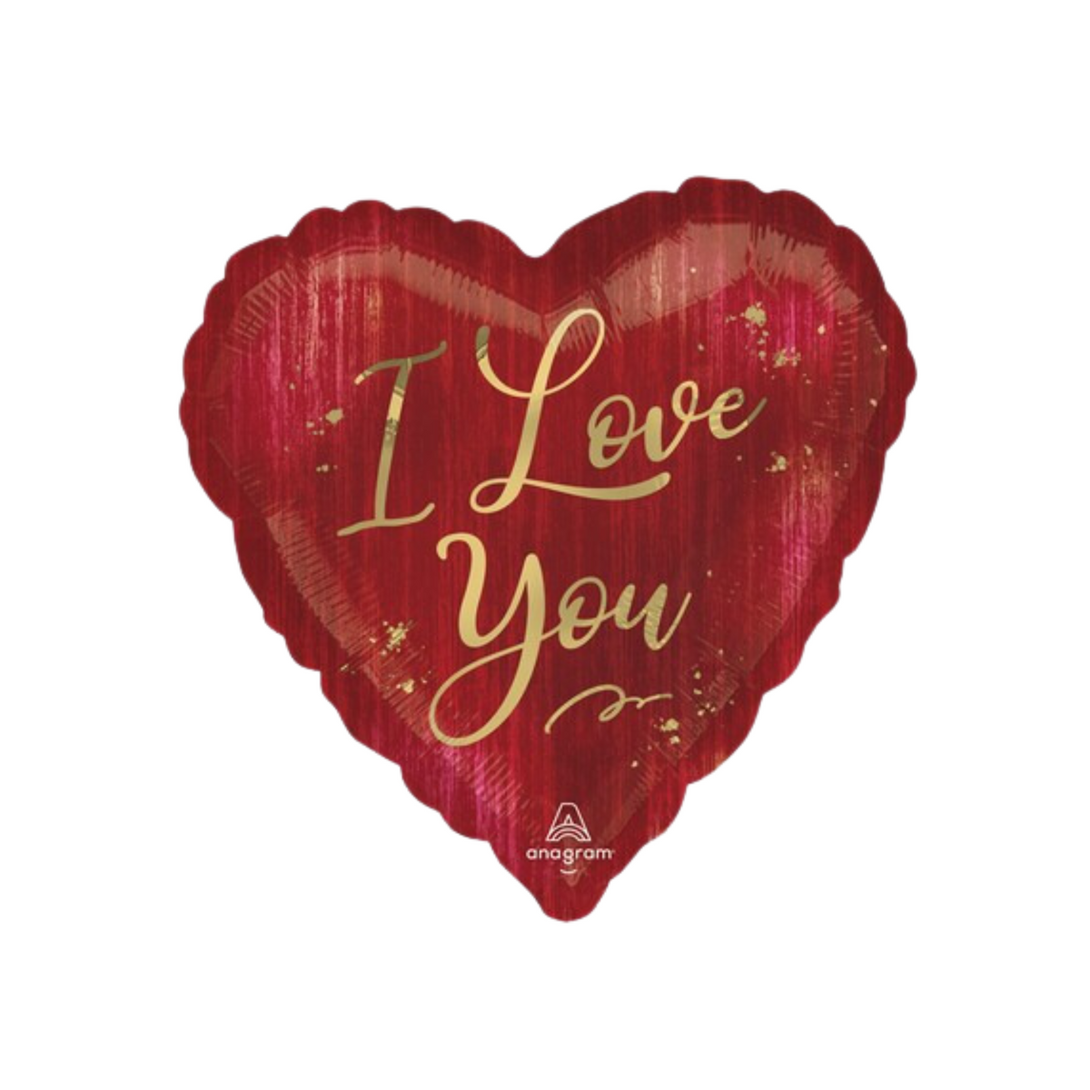Palloncino Foil Cuore I Love You Rouge 17"/cm42 pz1