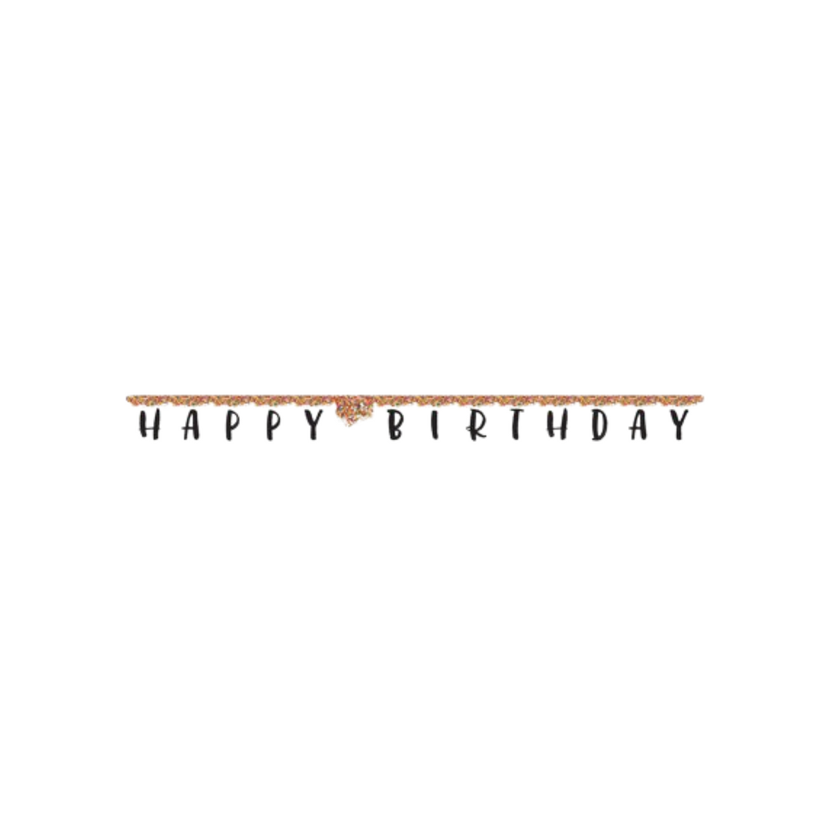 Festone Snodabile "Happy Birthday" Codette - Sprinkles cm300x18 pz1