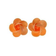 Rosa Grande Cialda Arancione diametro 5,5cm pz2