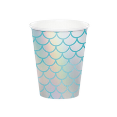 Bicchiere Carta Sirena Mermaid Shine ml266 8pz
