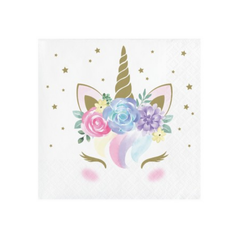 Tovagliolo Unicorno Baby cm25x25 16pz