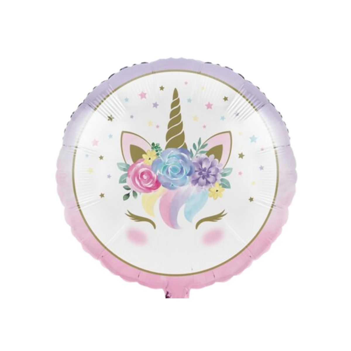 Palloncino Foil Unicorno Baby 18" - 45cm pz1