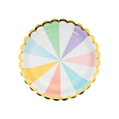 Piatto Carta Pastel Celebration cm23 pz8
