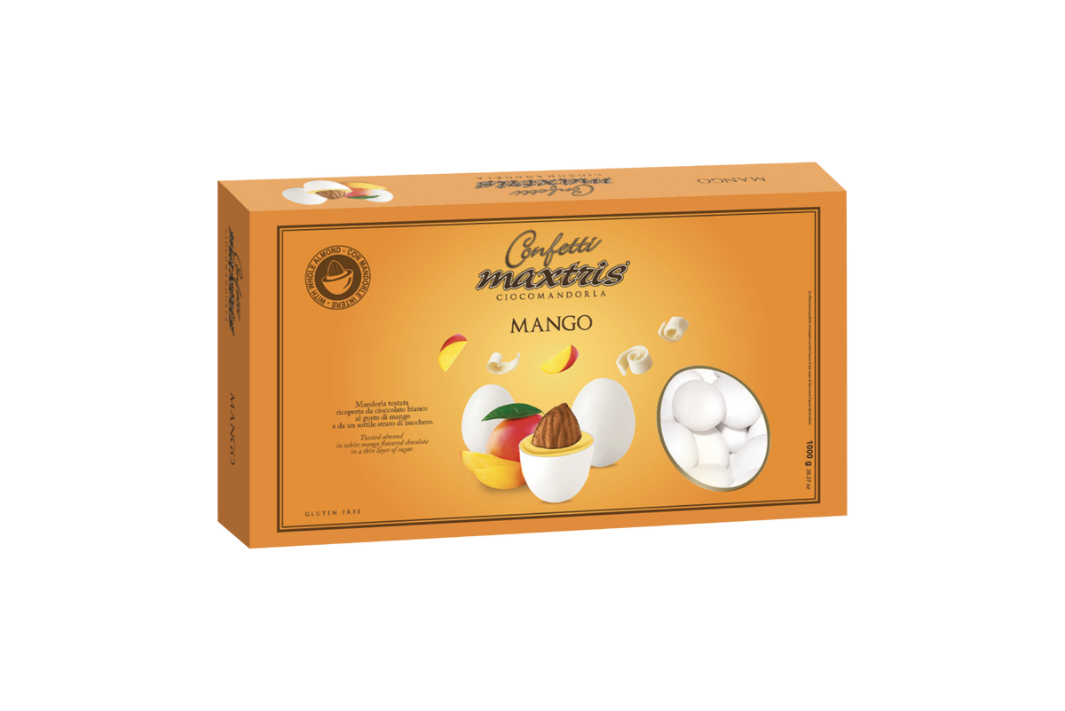 Confetti Maxtris Ciocomandorla Gusto Mango cf 1kg gluten free