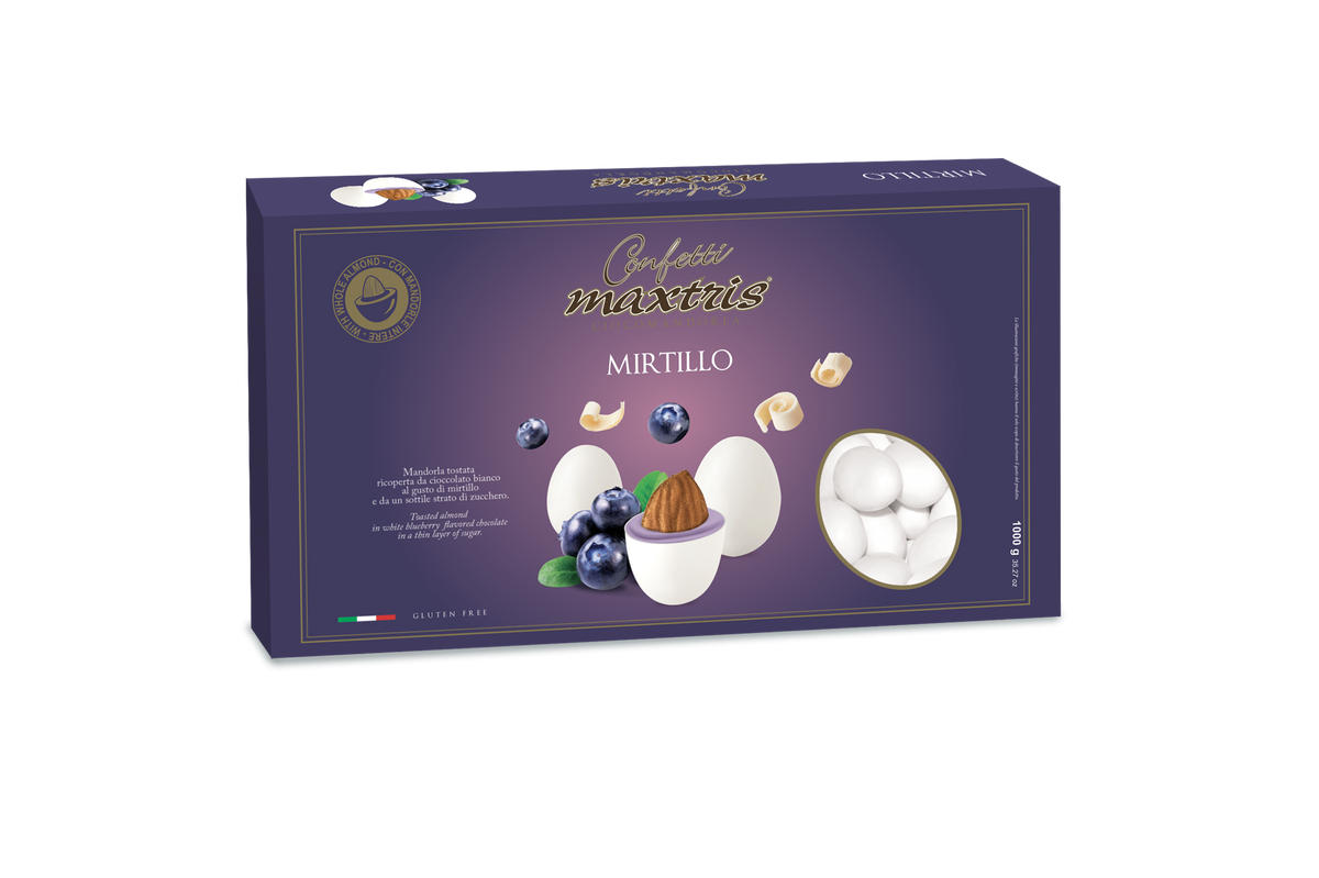 Maxtris Ciocomandorla Blueberry Flavor drazsé cf 1kg gluténmentes