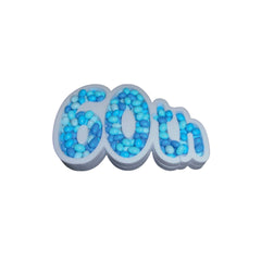 Portaconfetti  Polistirolo scritta " 60Th" cm 38x24x5  pz1