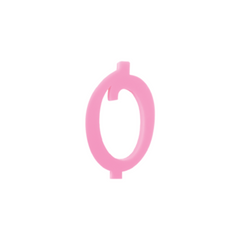 Cake Candle Number "Zero" Pink H cm 11 pcs1