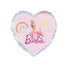 Palloncino Foil Cuore Barbie 17"/42cm pz1