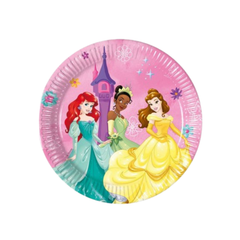 Piatto Carta Dessert Princess Live Your Story cm20 pz8