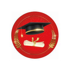 Piatto Carta Laurea cm23  pz8