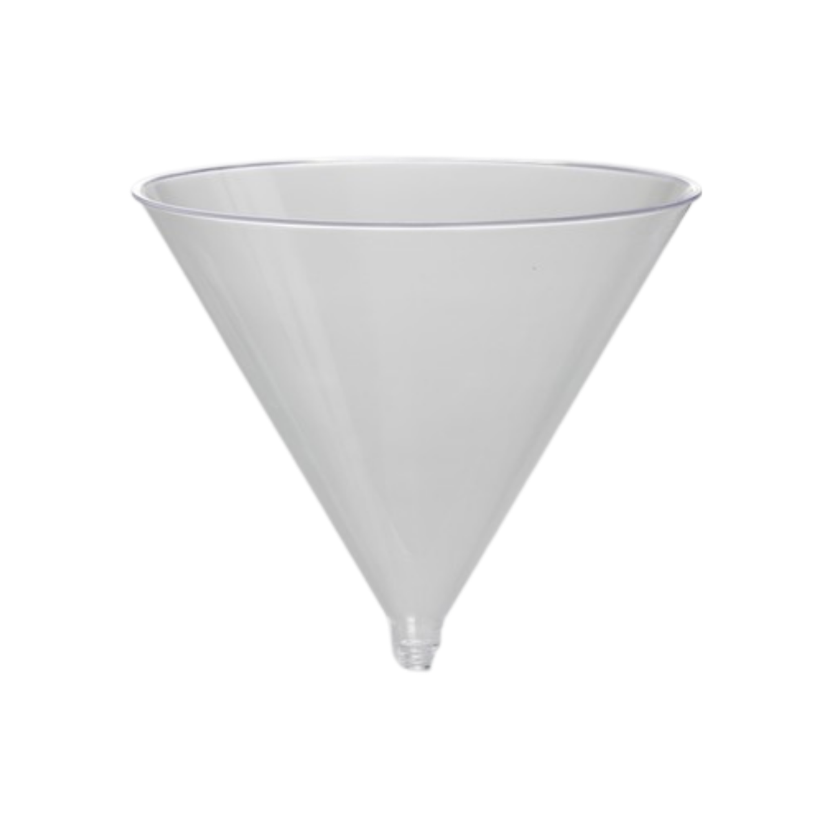 Martini üvegtartály átlátszó műanyagból 16x12cm (csak üveg) 1 db