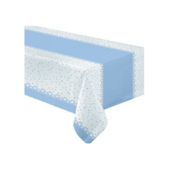 Baptism Paper Tablecloth Light Blue cm120x180 pcs1