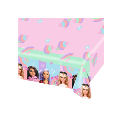 Tovaglia Plastica Barbie Sweet Life cm120x180 pz1
