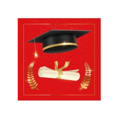 Tovagliolo Laurea  cm33x33 20pz
