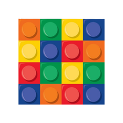 Tovagliolo Block Party cm25x25 16pz